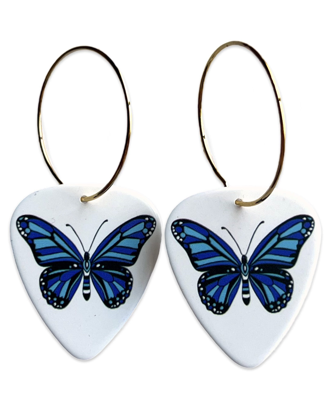 Butterfly Single Guitar Pick Earrings