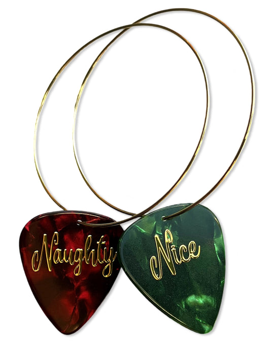 Naughty Nice Mix Match Single Guitar Pick Earrings