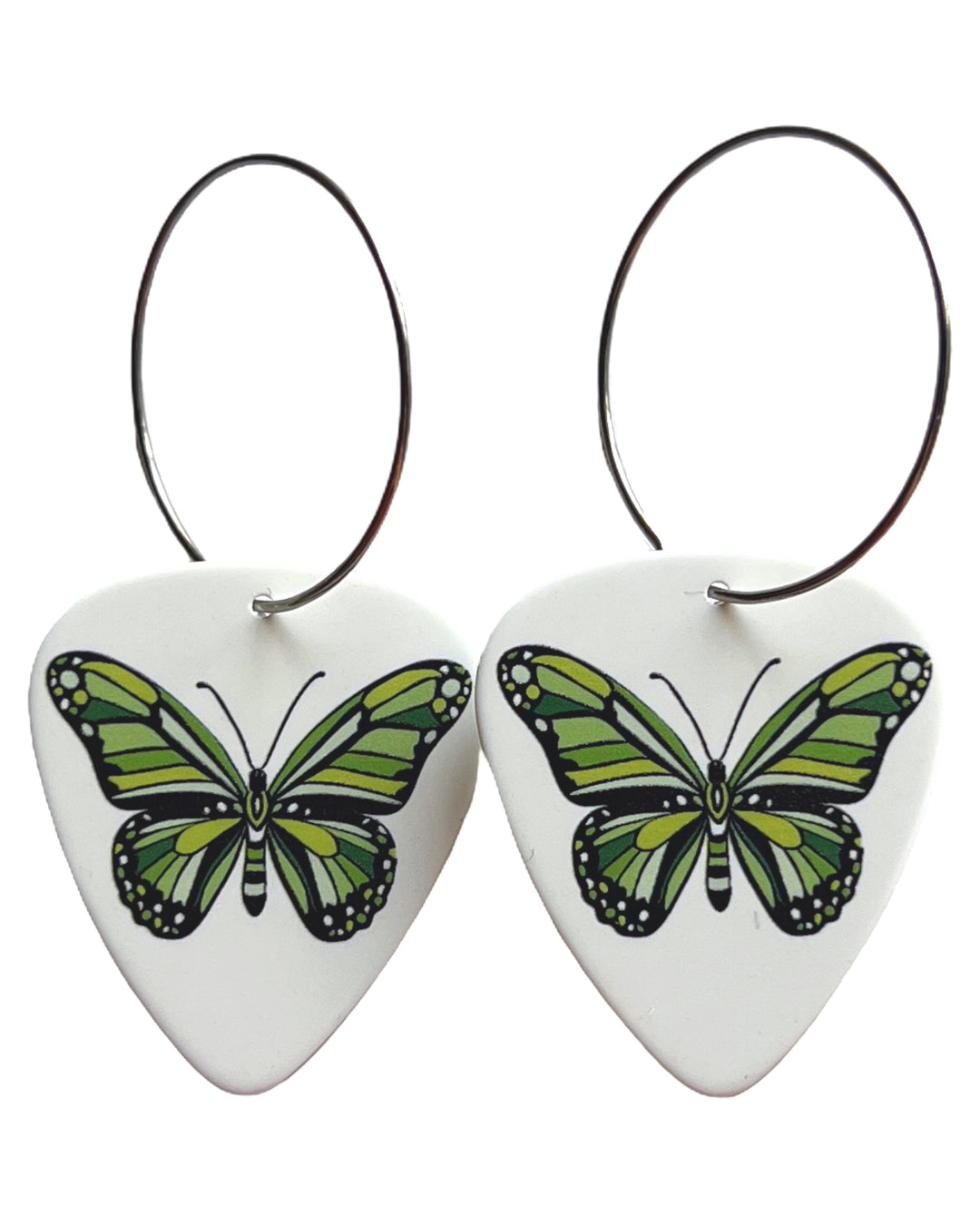 Butterfly Single Guitar Pick Earrings