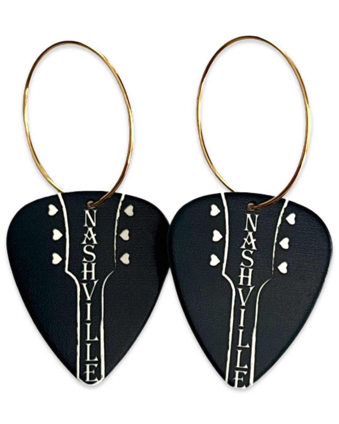 Nashville Guitar Single Guitar Pick Earrings