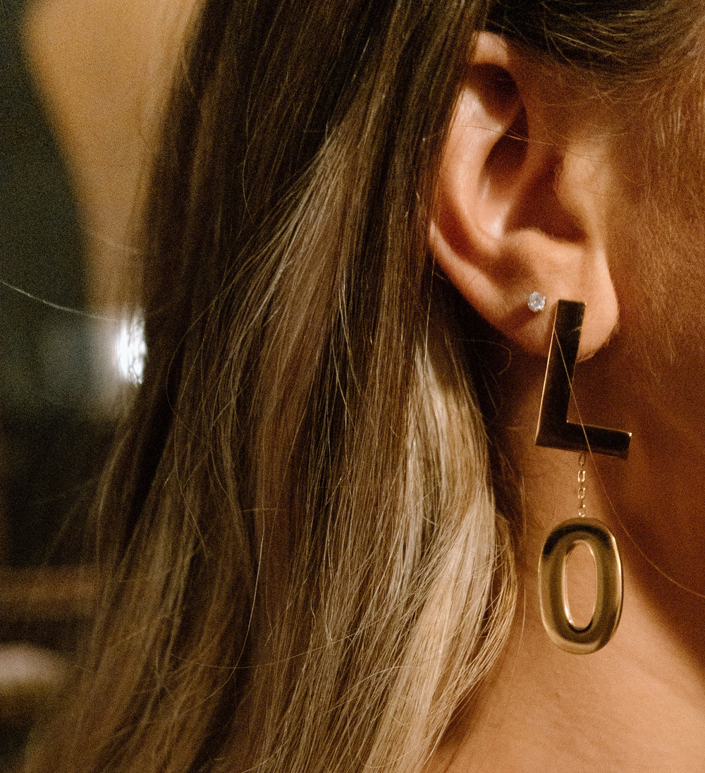 "LO" "VE" Earrings