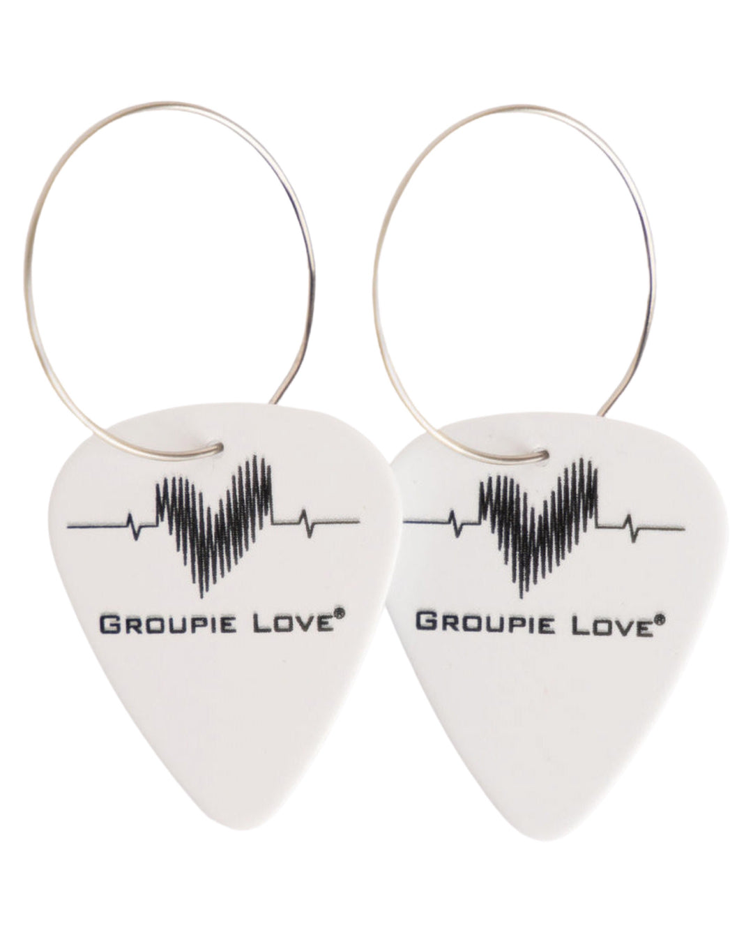 Groupie Love Classic Single Guitar Pick Earrings