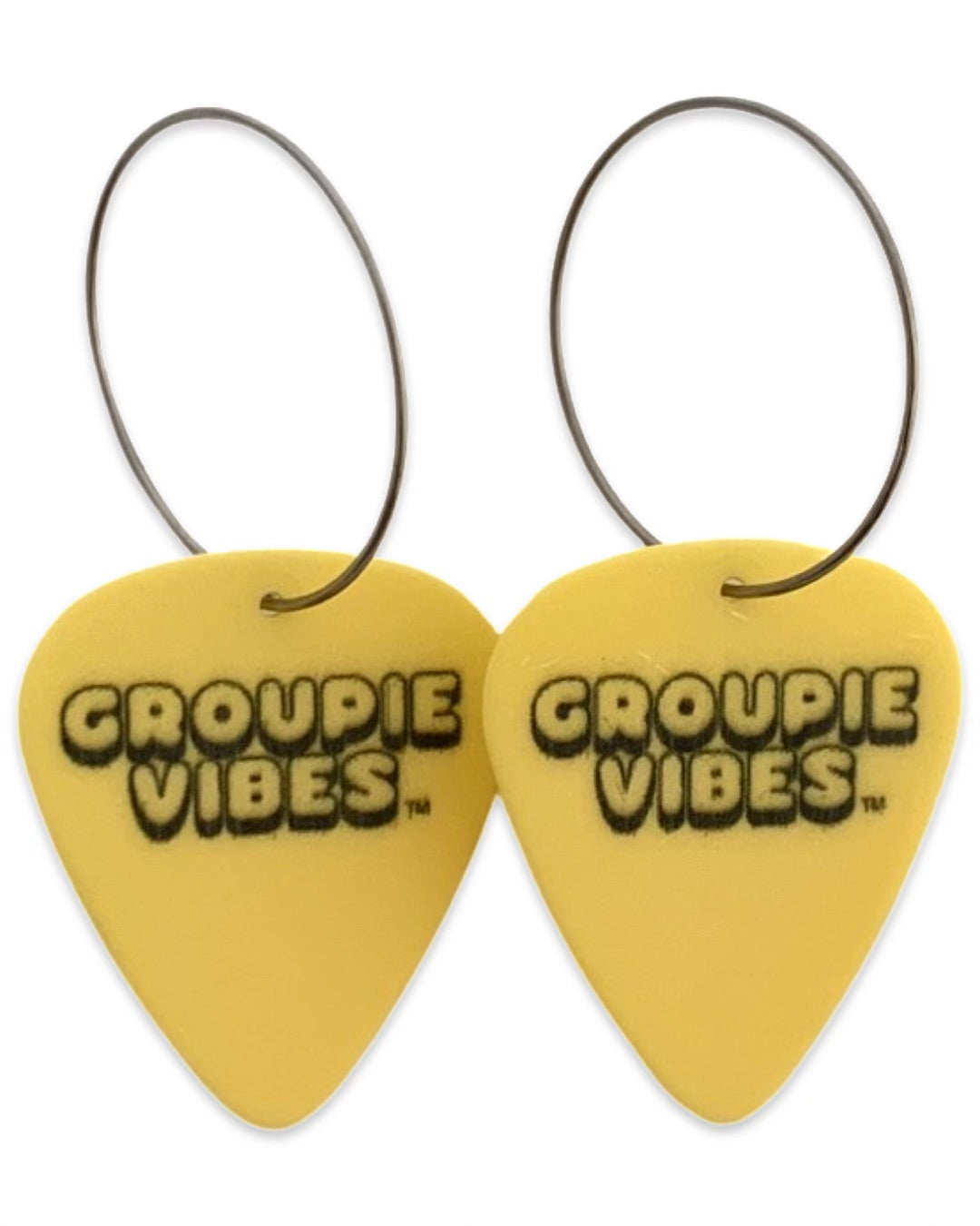 Groupie Vibes Single Guitar Pick Earrings