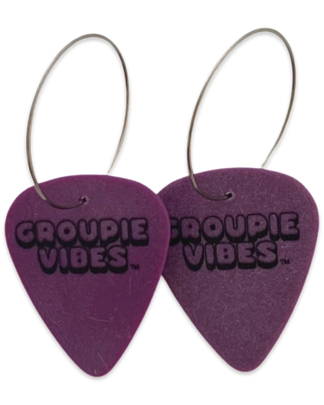 Groupie Vibes Single Guitar Pick Earrings